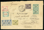 Stamp of Colonies françaises » Tunisie 1898, jolie lettre envoyée de Marseille à Tunis taxée