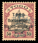 Stamp of Colonies françaises » Togo Togo, 1915, occupation militaire Franco-Anglaise Y&T