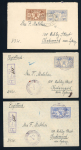 Stamp of New Hebrides New Hebrides 1927 group of four covers and a front