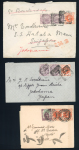 Stamp of Great Britain » 1854-1900 Postal History of the Perforated Line Engraved and Surface Printed Issues 1898-99, group of six incoming envelopes from the UK