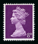 Stamp of Great Britain » Queen Elizabeth II GB 1971 Harrison & Son colour trials collection of Machins including nine 8d colour trials, six 2s and three 1s6d
