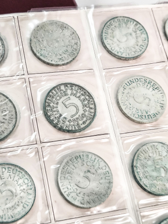 Germany 1951-1980, collection in album, mostly silver coins, incl. 24 German Gedenkmünze.