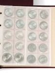 Germany 1951-1980, collection in album, mostly silver coins, incl. 24 German Gedenkmünze.