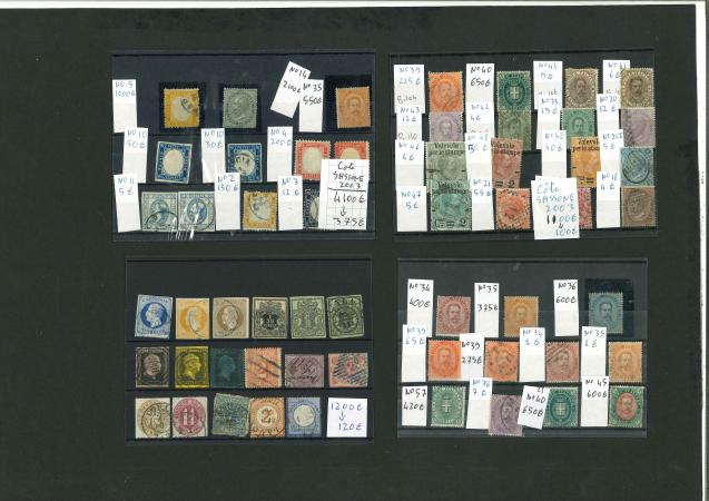 Stamp of Large Lots and Collections 1850-1950, accumulation of old mint and used stamps