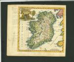 Stamp of Ireland » Historical Documents Map of Ireland: 1764 Map of Ireland by T.Jefferys, showing a detailed map with many places names, mountains and rivers etc., with a decorative cartouche, repaired tear. Hand coloured. Very fine appearance and clear impre
