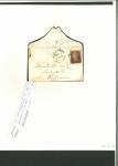 Stamp of Ireland » Postal History (Arranged alphabetically by County) Offaly - Receiving Houses: 1832-49 Selection of thirteen covers mounted on album pages, showing an array of receivers including italic Rhode/Edenderry in blue, 2-line RATHCABBIB/PARSONSTOWN in blue, KINNETTY linear in bl