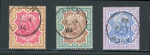 Stamp of Aden 1892-1897,  India 2R, 3R and 5R with Aden JL 14 04
