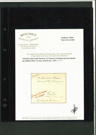 Stamp of Italian States » Tuscany 1840, nice cover addressed to the French Minister of