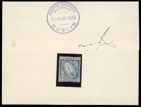Stamp of Ireland » Definitives 1923 SE wmk 3d, 4d, 5d, 6d, 10d and 1s, all affixed to separate letters from the Stamping Branch, Dublin Castle on the relevant day of issue, all the stamps except for the 1s value are marginal and affixed in the margin,