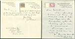 Stamp of Ireland » Definitives 1923 SE wmk 3d, 4d, 5d, 6d, 10d and 1s, all affixed to separate letters from the Stamping Branch, Dublin Castle on the relevant day of issue, all the stamps except for the 1s value are marginal and affixed in the margin,