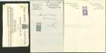 Stamp of Ireland » Definitives 1923 SE wmk 3d, 4d, 5d, 6d, 10d and 1s, all affixed to separate letters from the Stamping Branch, Dublin Castle on the relevant day of issue, all the stamps except for the 1s value are marginal and affixed in the margin,
