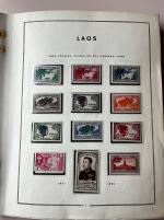 Stamp of Colonies françaises » Colonies Francaise Collections et Lots (Après Indépendance) Laos : 1951-1974, en album collection poste, PA et