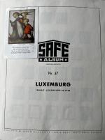 Stamp of Luxembourg 1852-1978, in a nice big Safe album, mint **/* and