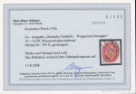 Stamp of Germany » German Empire 1926 Deutsche Nothilfe Bade 10+10 pfg with straight watermark, used