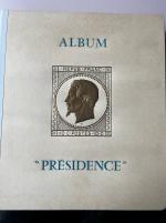 Stamp of France » Collections 1849-1956, dans deux belles reliures Présidence collection