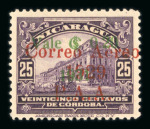 Stamp of Nicaragua Air Post: 1929-36 The Maxwell exhibition collection of mint airmails written up and presented on pages in a binder