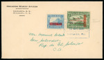Stamp of Nicaragua 1925-36 Air post collection on pages in old Oriel binder with a range of the overprinted issues incl. the scarce 1936 10c on 20c on cover