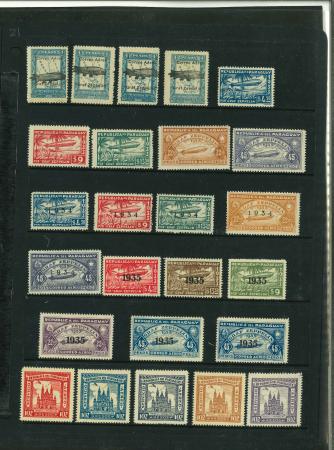 Stamp of Paraguay 1930s mint range of Zeppelin and airmail stamps plus an an interesting group of varieties and 20 or so covers