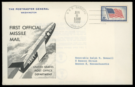 Stamp of Aerophilately » Rocketmail USS Barbero