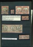 Stamp of Australia » New South Wales 1850 Sydney View collection of 21 singles, 1 cover, 4 pairs and a strip of three