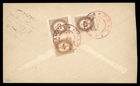 Stamp of Czechoslovakia Czechoslovakia Collection: PRAGUE Postage due cover collection with over 170 covers