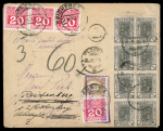 Stamp of Czechoslovakia Czechoslovakia Collection: PRAGUE Postage due cover collection with over 170 covers