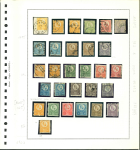 Stamp of Hungary 1871-1974 mint collection with plenty of imperforate issues, on pre-printed pages in 3 volumes + 1 volume with souvenir and minisheets