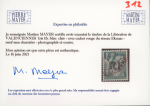 Stamp of France » Libération VALENCIENNES (Nord) : Iris 1fr et 1fr50 avec cachets