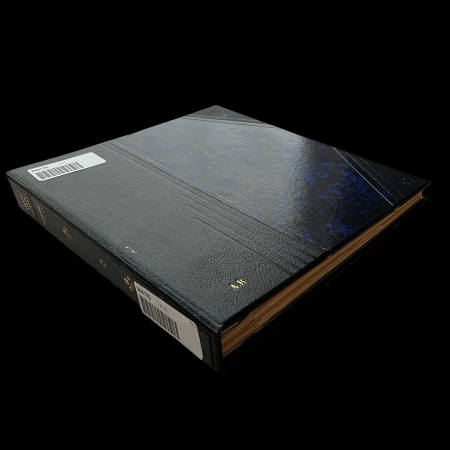 Stamp of France » Collections 1863-1876, dans un bel album avec reliure personnelle,