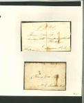 Stamp of Ireland » Pre-Stamp Postal History » Independant Post Office Period - 1784-1831 1812-1848 Specialised collection of 28 covers mounted on 20 album pages, showing an array of the many different Uniform Penny Post "1" due handstamps all black, fine group with strikes in above average quality (28)