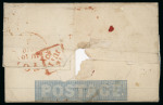 Stamp of Ireland » Pre-Stamp Postal History » Adhesive Period 1840-44 Maltese Crosses: Selection of sixteen covers mounted on fourteen album pages, showing mostly single frankings of the 1841 1d all tied by an array of different Maltese Crosses, plus two examples of the 1d Mulready