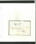 Stamp of Ireland » Postal History (Arranged alphabetically by County) Cavan - Ballyjamesduff: 1820-1844 Attractive group of six covers or part covers mounted on 5 album pages, 2-line italic Ballyjamesduff/Penny Post in black and blue, BALLYJAMESDUFF/46 and BALLYJAMESDUFF/44 in black, undat