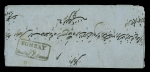 Stamp of India » Postal History Pre-stamp Mail from and via Bombay