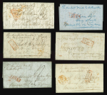 Stamp of India » Postal History Pre-stamp Mail 1850s correspondence Calcutta to Newcastle