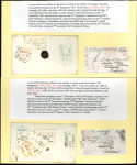 Stamp of India » Postal History 1845-48 correspondence from an Officer in India to his mother in Forres, Scotland 