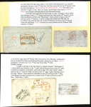 Stamp of India » Postal History 1845-48 correspondence from an Officer in India to his mother in Forres, Scotland 