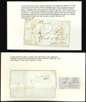 Stamp of India » Postal History Maritime Mail India Letter handstamp covers from Australia