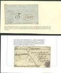 Stamp of India » Postal History Soldiers Letters 1851 to 1898 group of nine covers