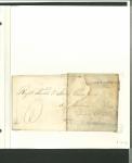 Stamp of Ireland » Postal History (Arranged alphabetically by County) Galway - Oranmore: 1822-1848 Attractive group of four covers or part covers mounted on 4 album pages, showing an array of postal markings including ORANMORE/101 mileage in black (2) one showing "D" in red Crown alongside