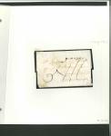 Stamp of Ireland » Postal History (Arranged alphabetically by County) Monaghan - Monaghan: 1797-1839 Attractive group of eight covers or part covers mounted on 6 album pages, showing an array of postal markings including early linear MONAGHAN in black on 1797 entire to Edinburgh, black MON