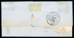 Stamp of Switzerland / Schweiz » Sitzende Helvetia Ungezähnt » 1857-62 Berner Druck, Dickes Papier 1858, 15 Rp. rot, 4. Berner Druckperiode, auf Brief