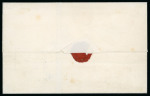 Stamp of Switzerland / Schweiz » Kantonalmarken » Genf 1846, grosser Adler gelbgrün, auf Brief