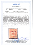Stamp of Poland Poland 1919 6H orange, mint hinged, cert., 1919, 80H reddish brown POCZTA * POLSKA overprint inverted, used, cert.