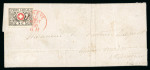 Stamp of Switzerland / Schweiz » "Waadt", "Neuenburg", "Winterthur" 1850, Waadt 5, auf Stadtbrief von Genf
