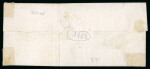 Stamp of Switzerland / Schweiz » "Waadt", "Neuenburg", "Winterthur" 1850, Waadt 5, auf Stadtbrief von Genf
