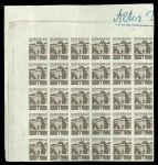Stamp of Austria » 1st. Republic 1929 Austria Österreich 1S Nationalbibliothek in ungez.30er Bogenteil m. Plattennr.1