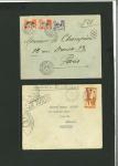 Stamp of Colonies françaises » Colonies Francaise Collections et Lots 1906-1969, lot d'une qurantaine de lettres & cartes postales, etc., d