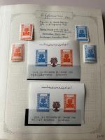 Stamp of Thematics Thematics: 1960 World Refugee Year collection written up in an album