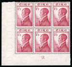 Stamp of Ireland » 1950-Date Commemoratives 1952–1970 – Comprehensive Commemorative Plate Blocks Collection. A remarkable and meticulously assembled collection of mint never-hinged commemorative plate blocks, in blocks of four, six, and eight. Highlights include t
