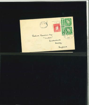 Stamp of Ireland » Definitives 1935-1967 Attractive mixed lot of thirteen Coils, Booklet panes and booklet stamps all used on covers and cards, mixed to fine (13)